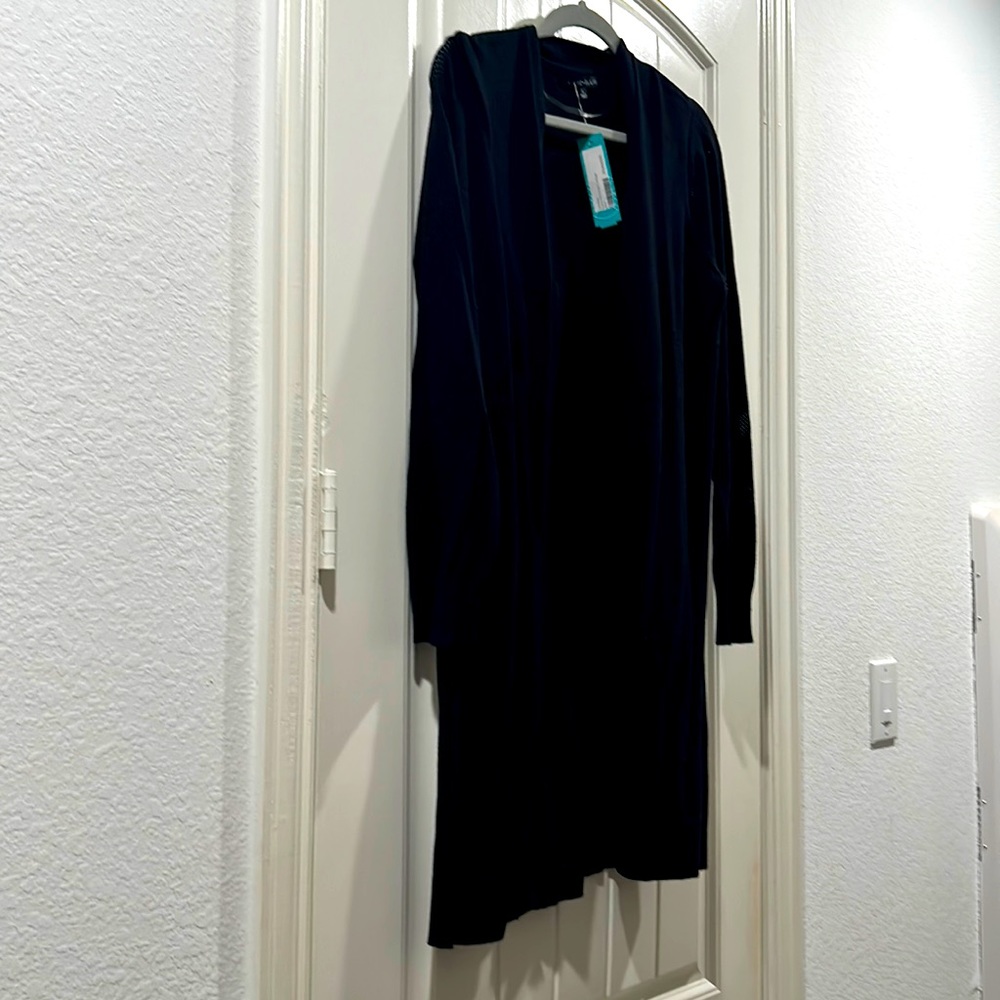 Long Black Cardigan